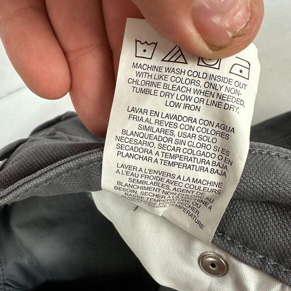 Lee Carpenter Workwear Mens Shorts Size 30 Durable Cotton Blend Painters Gray - Picture 6 of 7